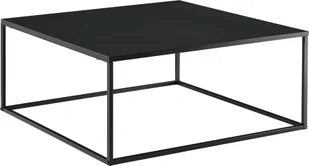 Stolik kawowy 'Lebus' metalowy 38 x 85 x 85 cm czarny - Ławy i stoliki kawowe - miniaturka - grafika 1