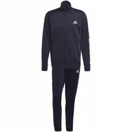 Dresy męskie - Dres męski adidas Track Suit Primegreen Essentials granatowy GK9655 4 - miniaturka - grafika 1