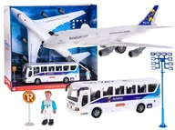 Samoloty i helikoptery - Jokomisiada, Ogromny Samolot Autobus Światło Dźwięk Lotnisko - miniaturka - grafika 1