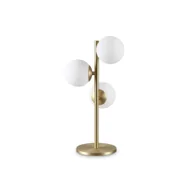 Lampy stojące - Lampa stołowa PERLAGE TL3 OTTONE 292472 - Ideal Lux - miniaturka - grafika 1