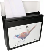 Skrzynki na listy - Skrzynka Pocztowa Na Listy Pocztę Gazety Zdobiona - miniaturka - grafika 1