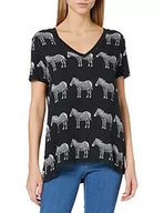 Koszulki i topy damskie - Desigual Ts_bokan T-Shirt damski, czarny, XS - miniaturka - grafika 1