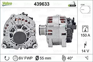 VALEO alternator nowy 439633 439633 - Alternatory - miniaturka - grafika 1