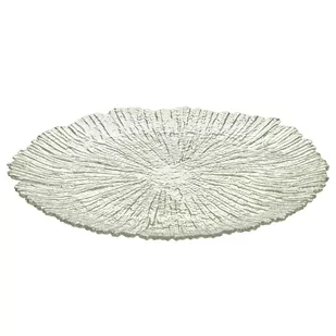 Ozdobny talerz obiadowy w organicznym kształcie, Ø 32 cm - Talerze - miniaturka - grafika 1