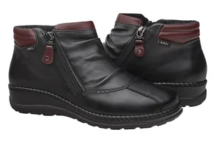 Botki AXEL Comfort 1725 H Czarne na 2-zamki Kosela Medic 9725 na Haluksy - Botki damskie - miniaturka - grafika 2