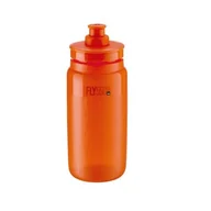 Shakery i bidony sportowe - Bidon ELITE Fly Tex 550 ml Przezroczysto-pomarańczowy - miniaturka - grafika 1