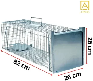 Skuteczna Pułapka na Lisy, Kuny, Wydry, Bobry - Metalowa zakupy! Szybka wysyłka! oryginalne, zaplombowane pudełko! - Zwalczanie i odstraszanie szkodników - miniaturka - grafika 1