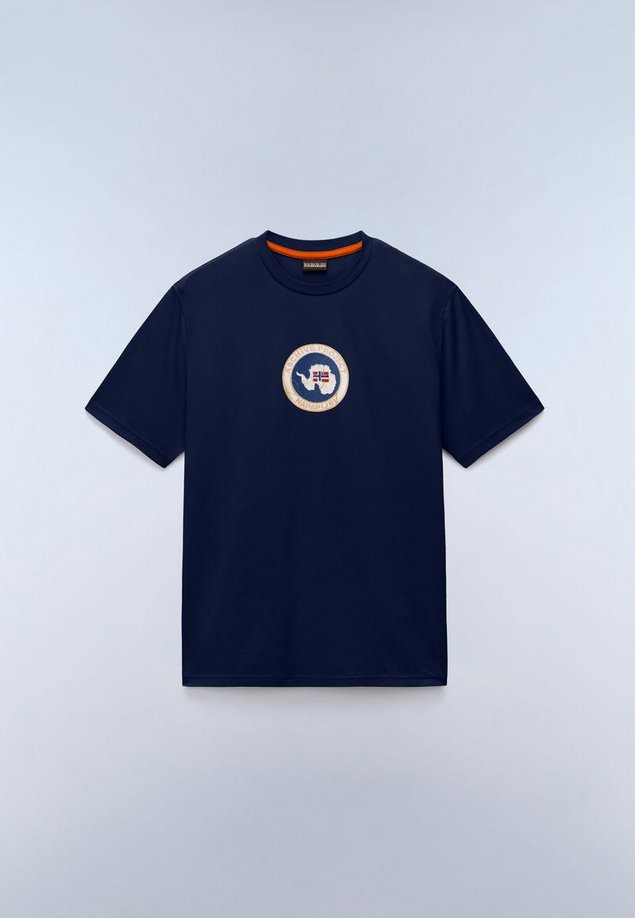 T-shirt męski napapijri phos navy altro