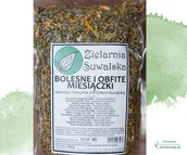 Zioła - BOLESNE I OBFITE MIESIĄCZKI mieszanka ziołowa 200g Zielarnia Suwalska - miniaturka - grafika 1