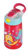 Shakery i bidony sportowe - CONTIGO Butelka na wodę dla dzieci Contigo Gizmo Flip BIRDS 420 ml 5851-uniw - miniaturka - grafika 1