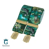 Dodatki do ubrań - Zielone szelki do spodni Wędkarz BR-024 - miniaturka - grafika 1