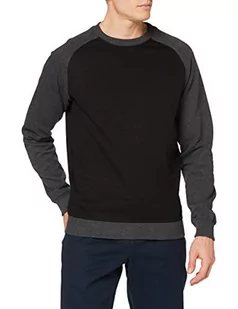 Urban Classics Bluza męska, wielokolorowy (Blk/Cha 445), M - Bluzy męskie - miniaturka - grafika 1
