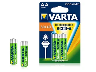 1x Akumulator R-06 AA 800mAh NiMH Varta solar - Ładowarki i akumulatory - miniaturka - grafika 1