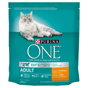 Purina ONE  Adult Karma dla kotów bogata w kurczaka z pełnymi ziarnami 450 g - Woda - miniaturka - grafika 1