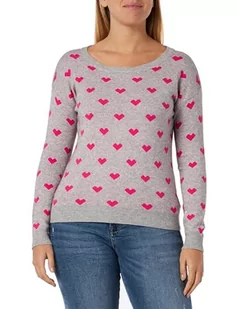 OCY Damski sweter z dzianiny 11119497-OC01, szary, wielokolorowy, M/L, szary, wielokolorowy., M-L - Swetry damskie - miniaturka - grafika 1