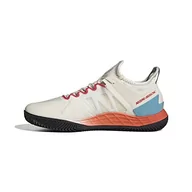 Trampki męskie - adidas Adizero Ubersonic 4 M Clay, Męskie trampki, Chalk White Silver Met Preloved Blue, 45.5 EU - miniaturka - grafika 1