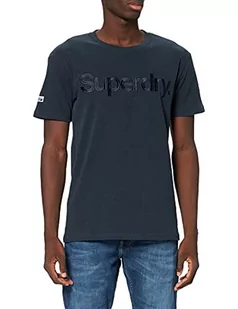 Superdry T-shirt męski, Zaćmienie granatowe, XS - Koszulki męskie - miniaturka - grafika 1
