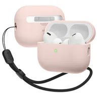 Inne akcesoria audio-wideo - ELAGO Etui Case Silikonowy na AirPods Pro 2 ze smyczką Różowy - miniaturka - grafika 1