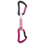 Sprzęt wspinaczkowy - Zestaw ekspresów Ocún Raven QD Zoom PA 15/22 mm 12 cm 6-pack Kolor: różowy - miniaturka - grafika 1