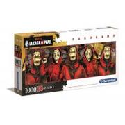 Puzzle - Clementoni Puzzle 1000el Panorama Netflix La Casa De Papel - miniaturka - grafika 1