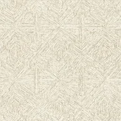 Tapety - Tapeta figury geometryczne białymIzłotym - 53 cm x 10.05 m - LIVINGWALLS - miniaturka - grafika 1