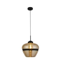Lampy sufitowe - Searchlight Lampa wisząca Meringue ze szkła, 32 cm szampan - miniaturka - grafika 1