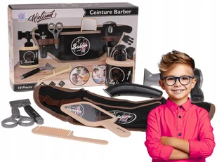Zestaw Małego Barbera Pakiet Fryzjerski Pas Z Akcesoriami Młody Fryzjer - Zabawy w naśladowanie dorosłych - miniaturka - grafika 1