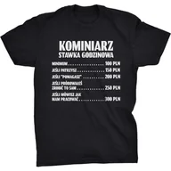 Koszulki męskie - Koszulka Stawka Godzinowa Dla Kominiarza Prezent - miniaturka - grafika 1