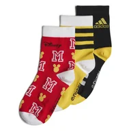 Skarpetki dla dzieci - Dziecięce Skarpety za kostkę ADIDAS AXDISNEY MM SOC HT6407 – Czarny - miniaturka - grafika 1