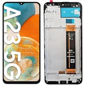 Części serwisowe do telefonów - WYŚWIETLACZ EKRAN LCD DO SAMSUNG A23 5G RAMKA - miniaturka - grafika 1