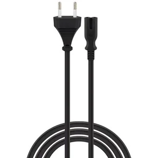 Kabel zasilający EU 2 pin (CEE 7/16) - IEC 320 C7 SAVIO 5 m - Kable komputerowe i do monitorów - miniaturka - grafika 1