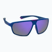 Okulary przeciwsłoneczne - Okulary przeciwsłoneczne Polaroid PLD 2142/S semi matt blue violet azure/violet mirror polarized WYSYŁKA W 24H 30 DNI NA ZWROT - miniaturka - grafika 1