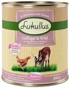 Mokra karma dla psów - Lukullus Junior drób z dziczyzną bez zbóż) 6 x 800 g - miniaturka - grafika 1
