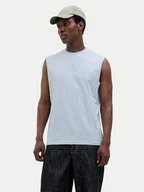 Koszulki męskie - Jack&Jones Tank top Vesterbro 12250430 Błękitny Oversize - miniaturka - grafika 1
