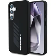 Etui i futerały do telefonów - Etui AMG Oversize Rhombs MagSafe do Samsung Galaxy S25 Czarny - miniaturka - grafika 1