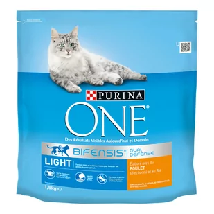PURINA ONE Light kurczak, pszenica dla kotów - 1,5 kg - Sucha karma dla kotów - miniaturka - grafika 1