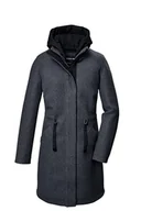 Kurtki damskie - G.I.G.A. DX Damska kurtka polarowa parka/płaszcz z odpinanym kapturem GW 46 WMN PRK, granatowy, 44, 41988-000 - miniaturka - grafika 1