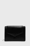 Portfele - Answear Lab portfel skórzany damski kolor czarny - miniaturka - grafika 1