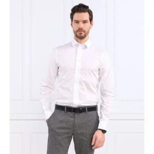 Trussardi Koszula | Slim Fit - Koszule męskie - miniaturka - grafika 1