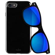 Etui i futerały do telefonów - PURO Sunny Kit - Zestaw etui iPhone 7 + składane okulary przeciwsłoneczne (czarny) 10_9690 - miniaturka - grafika 1