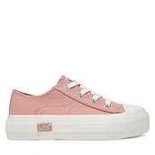 Buty dla dziewczynek - Trampki Lee 50251058.73G Różowy - miniaturka - grafika 1