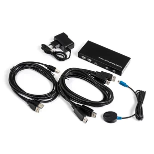 Switch KVM USB + DP 2/1 Spacetronik SPD-KVM02 - Przełączniki KVM - miniaturka - grafika 5