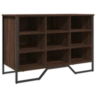 Szafki na buty - vidaXL Stojak na buty dąb brązowy 90x38x61,5 cm materiał drewnopochodny - miniaturka - grafika 1