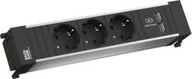 Listwy zasilające - Listwa zasilająca Bachmann BACHMANN POWER FRAME Medium 3x gniazdo z uziemieniem 1x ładowarka USB - miniaturka - grafika 1
