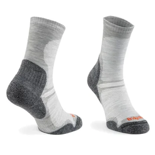 Męskie skarpety trekkingowe Bridgedale Ultralight T2 Performance Crew Merino - Odzież trekkingowa damska - miniaturka - grafika 1