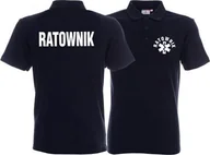 Odzież robocza - Promostars LPP - Koszulka Polo męska RATOWNIK granatowa - miniaturka - grafika 1