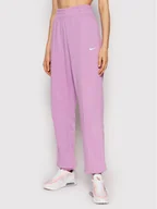 Spodnie sportowe damskie - Nike Spodnie dresowe Sportswear Essential BV4089 Fioletowy Loose Fit - miniaturka - grafika 1