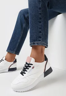 Biało-Różowe Buty Sportowe Neanara - Moda i Uroda OUTLET - miniaturka - grafika 1