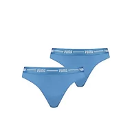 Majtki damskie - PUMA Stringi damskie, 2 sztuki, Regal Blue, XS - miniaturka - grafika 1