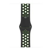Akcesoria do smartwatchy - Apple Pasek sportowy Nike w kolorze czarnym/ostrej limetki do koperty 38mm / 40mm / 41mm / 42mm - rozmiar S/M/L - miniaturka - grafika 1